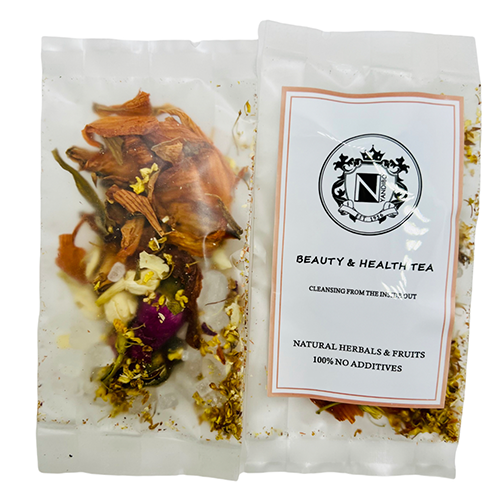 Plum. Dry Tangerine or Orange Peel, Chrysanthem, Hawthorn Semen Coicis, and Rock Sugar