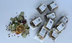 Rose, Chrysanthemum, Mint, Hibiscus Flower,Dried Tangerine, and Rock Sugar