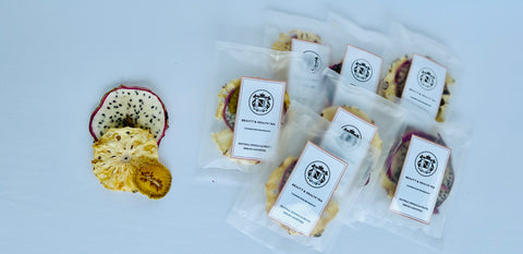 White Dragon Fruit, Pineapple, and Kiwi